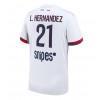 Paris Saint-Germain Lucas Hernandez #21 Bortedrakt 2025-26 Kortermet